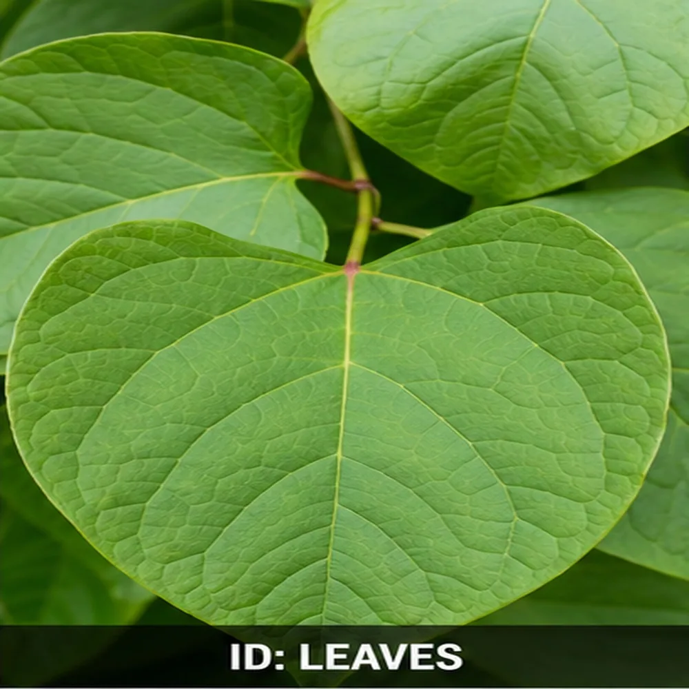 Heart or shield-shaped knotweed leaves